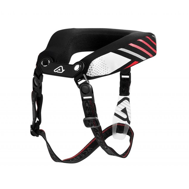 Colar cervical off-road Acerbis X-Roll Junior - preto-vermelho