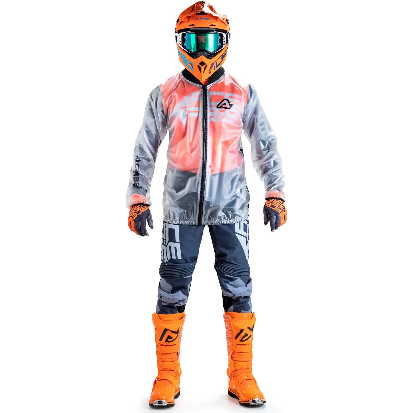 Chaqueta impermeable Acerbis Rain Pro Clear 3.0