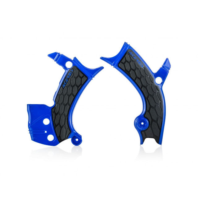 Protector chasis X-Grip Yamaha YZ 250 F 19-23 / YZ 450 F 18-22 azul / negro Acerbis 0023093.040