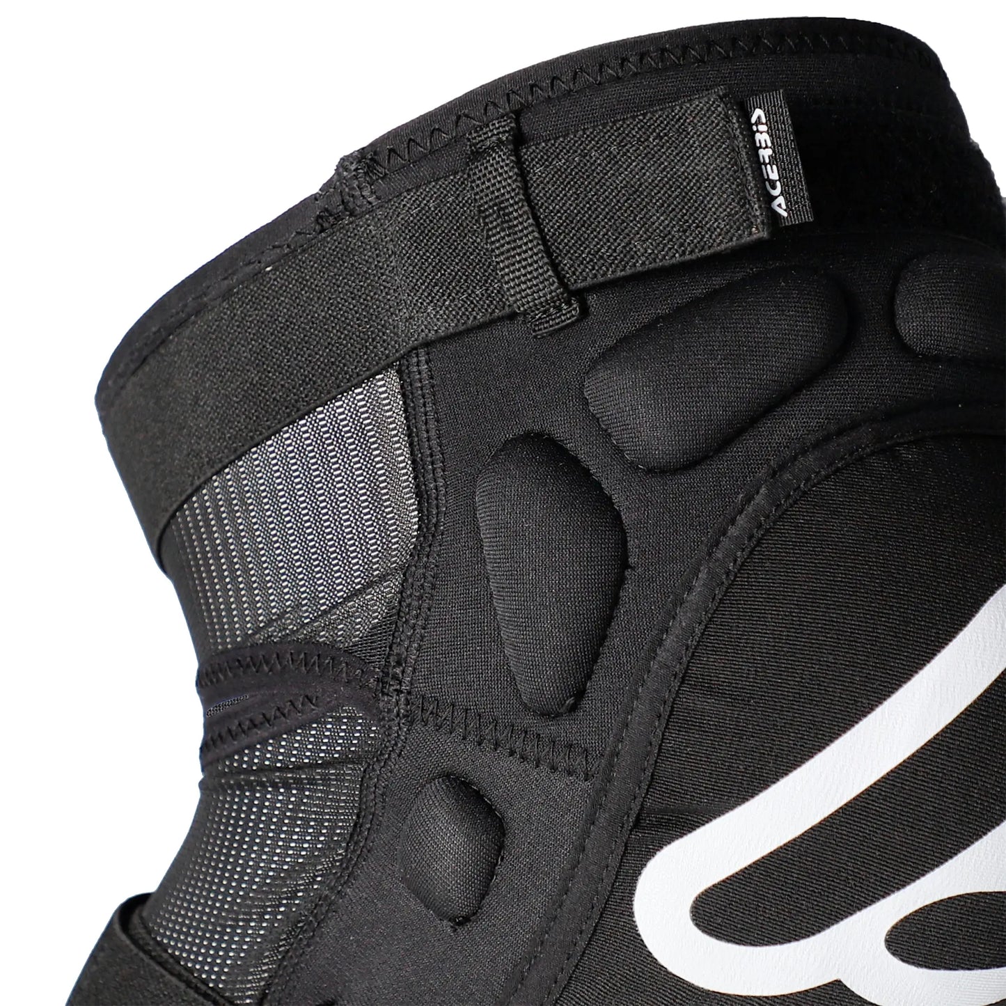 Rodilleras Acerbis Soft Kid - Negro/Blanco