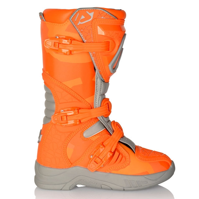 Botas cano longo off-road júnior Acerbis X-Team - laranja