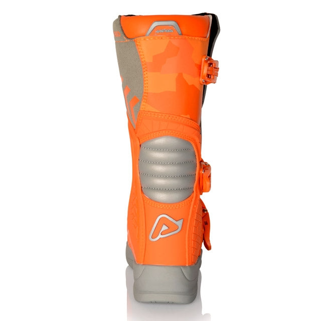 Botas cano longo off-road júnior Acerbis X-Team - laranja