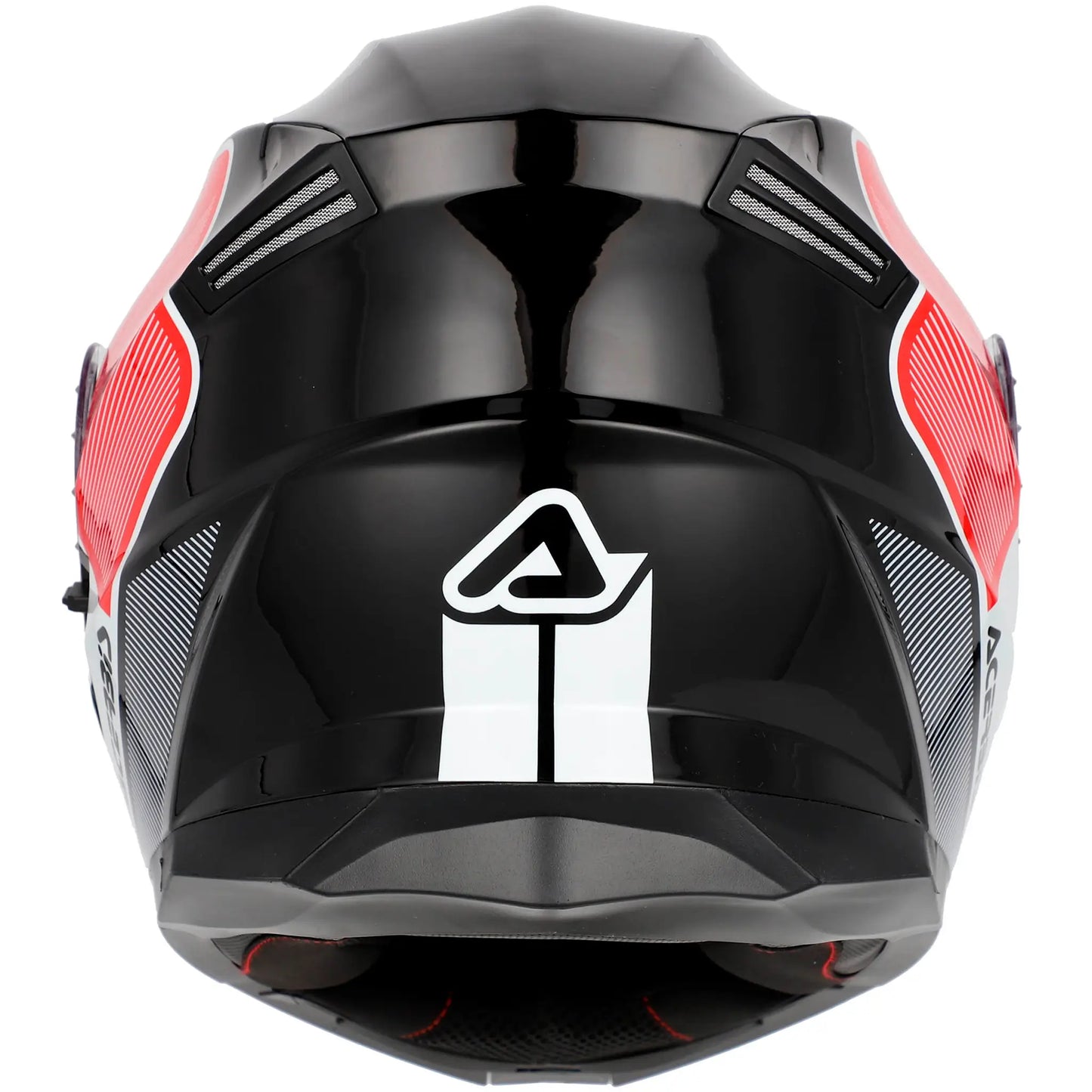 Casco Acerbis Serel 22.06 Solid - Negro/Blanco/Rojo