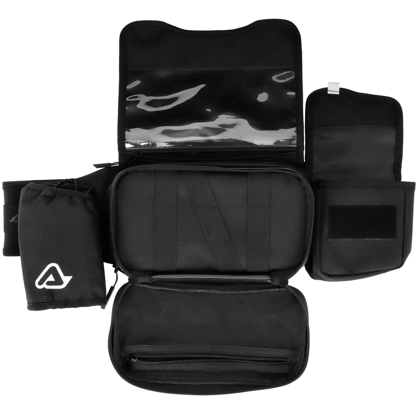 Riñonera Acerbis Impact Logo - Negro/Blanco