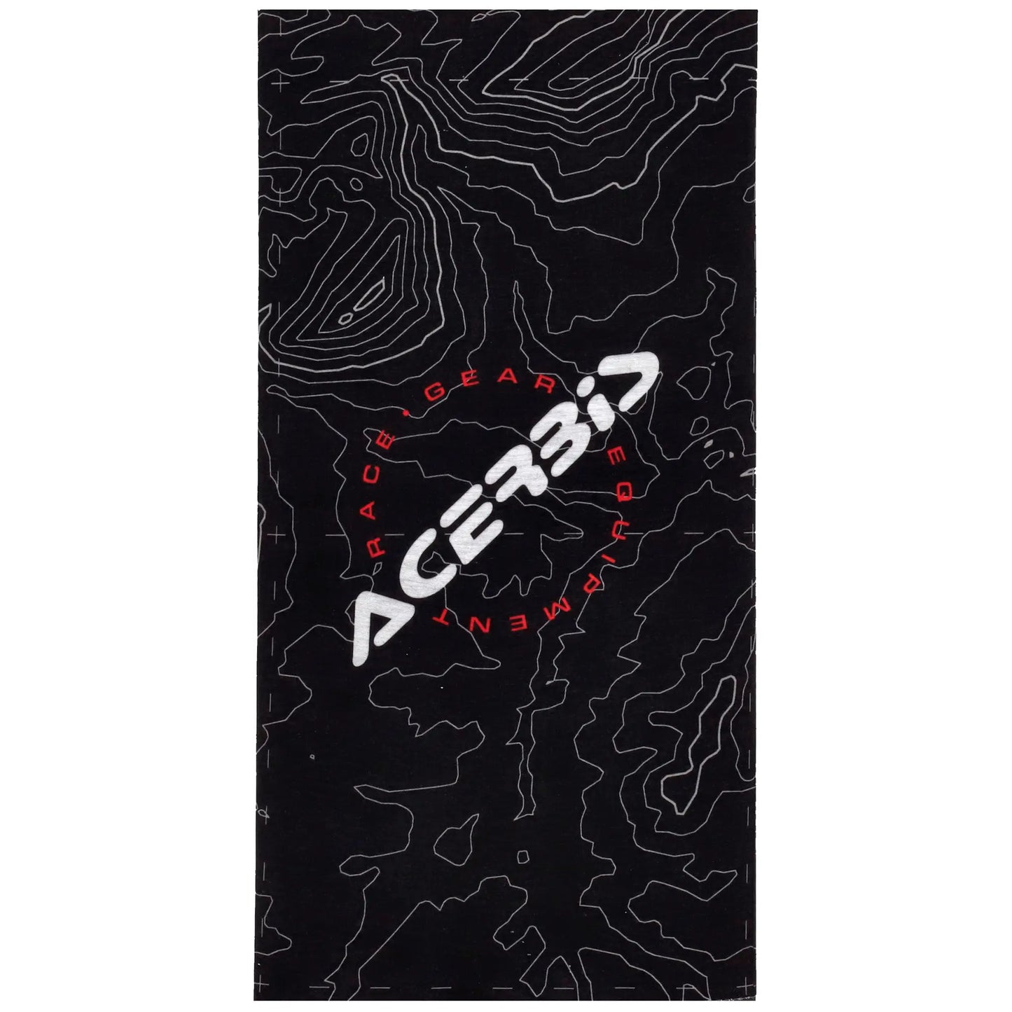 Braga cuello Acerbis Reg - Negro/Rojo