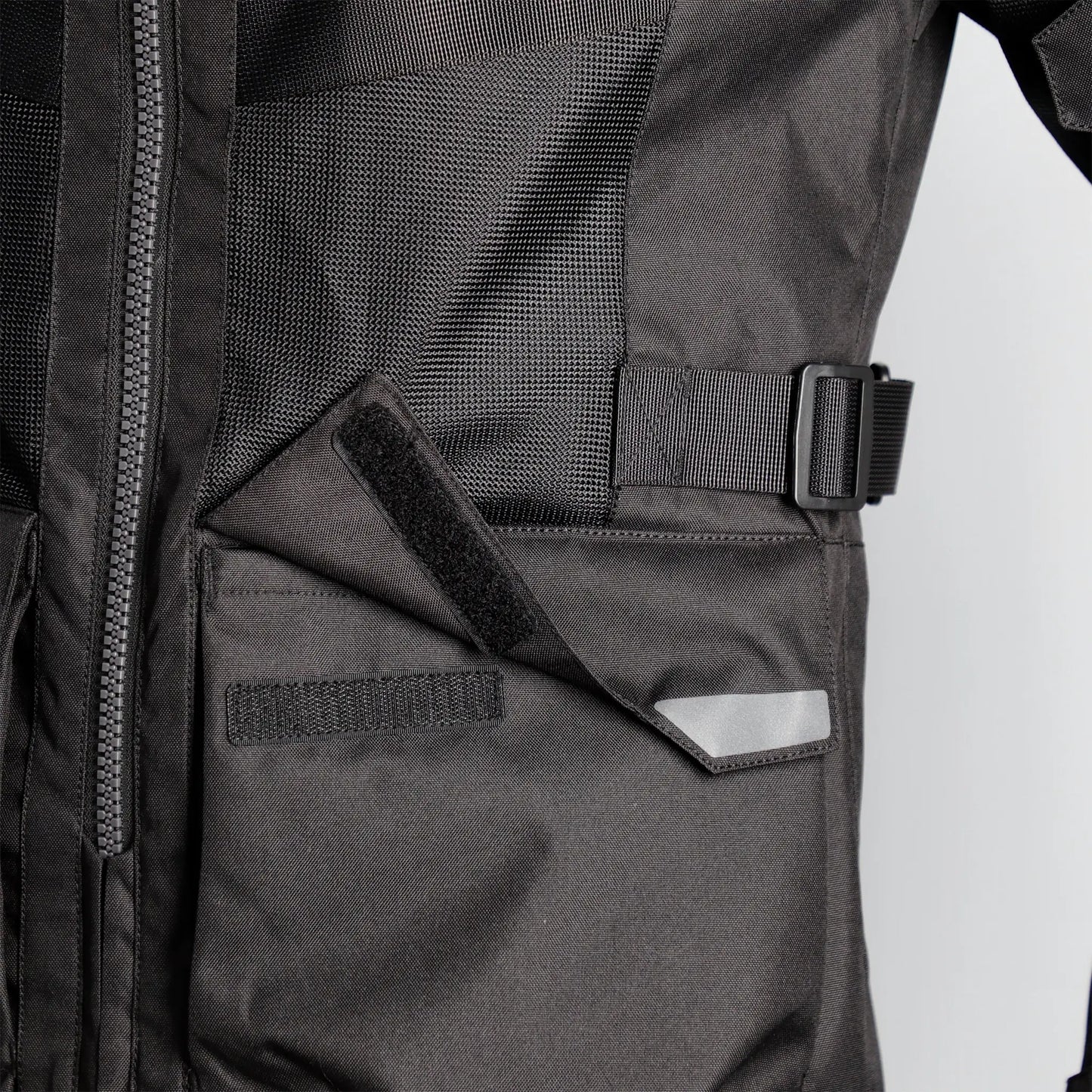 Chaqueta Acerbis CE Ramsey Vented Long Man - Negro