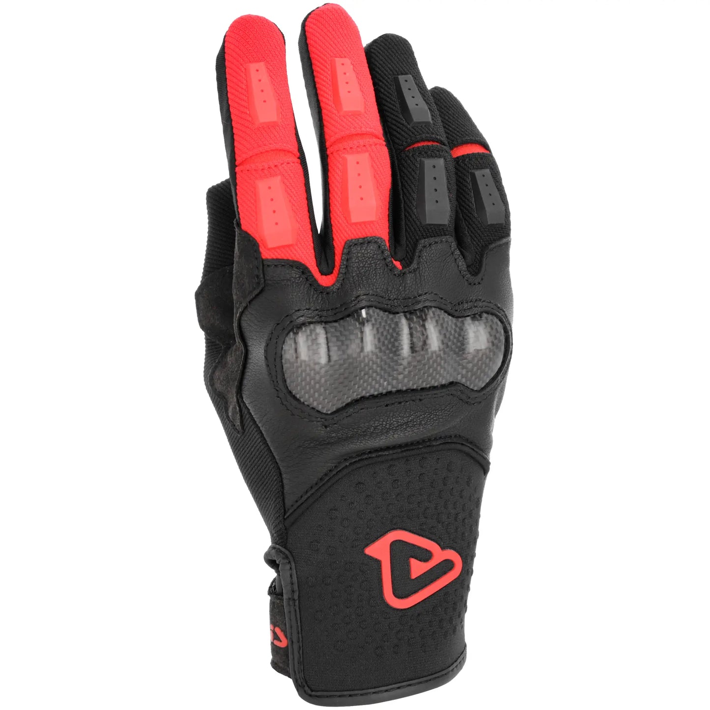 Guantes Acerbis CE Carbon G 5.0 - Negro/Rojo