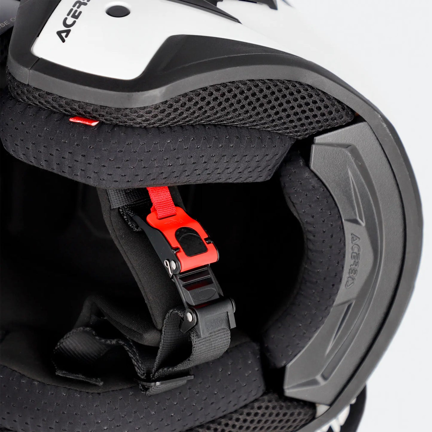 Casco Acerbis Jet Aria Evo Solid - Blanco Brillo