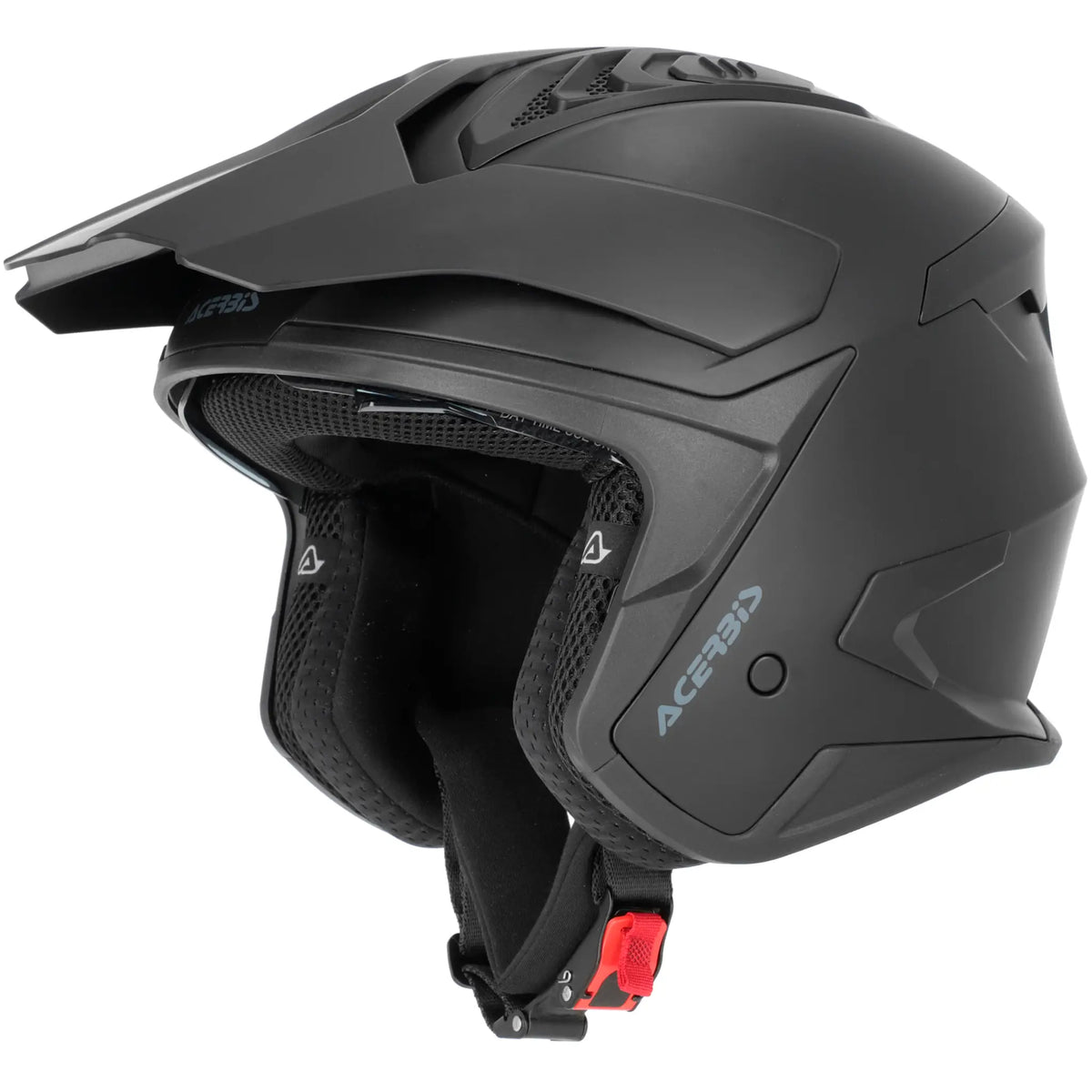 Casco Acerbis Jet Aria Evo Solid - Negro Mate