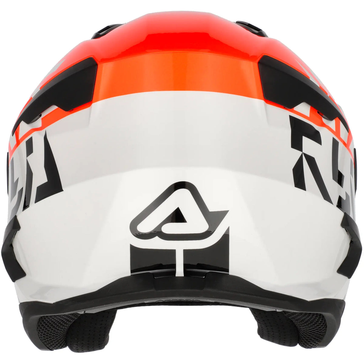 Casco Acerbis Jet Aria Evo Graphic - Blanco/Naranja