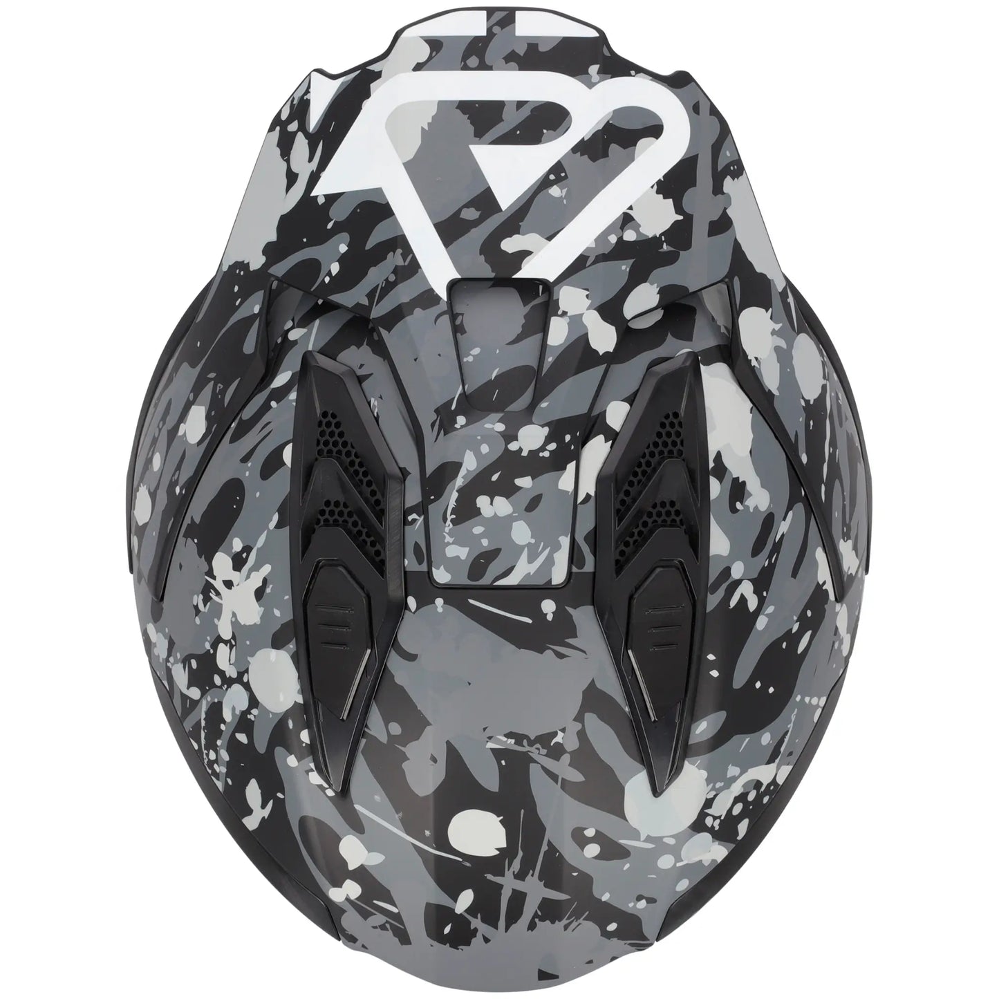 Casco Acerbis Jet Aria Evo Graphic - Camuflaje Gris/Negro