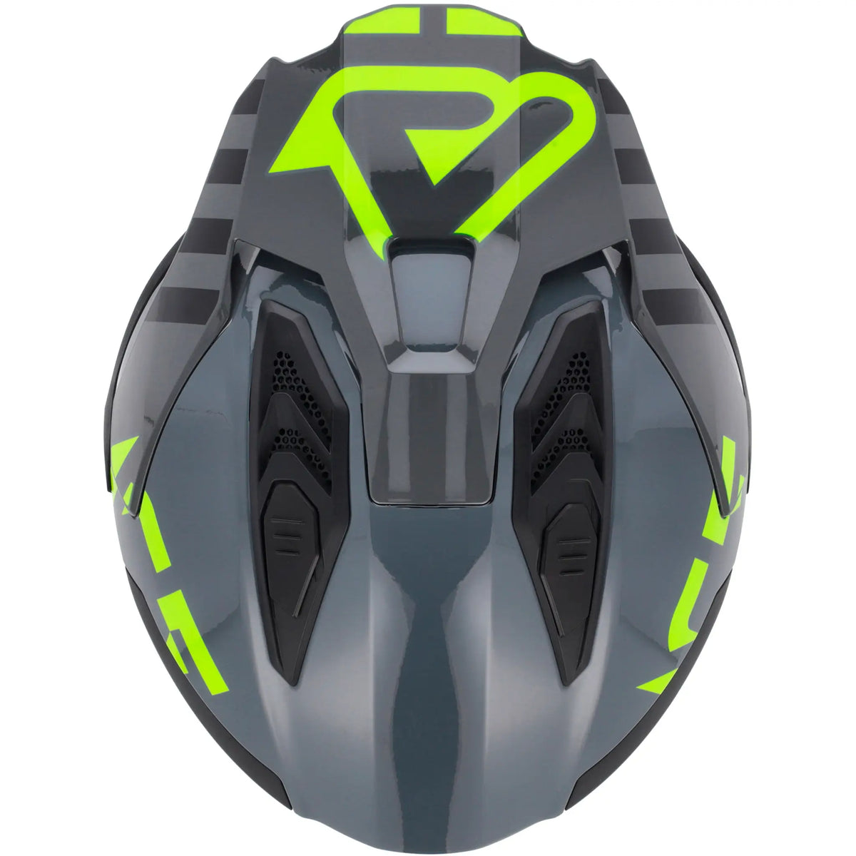 Casco Acerbis Jet Aria Evo Graphic - Negro/Amarillo