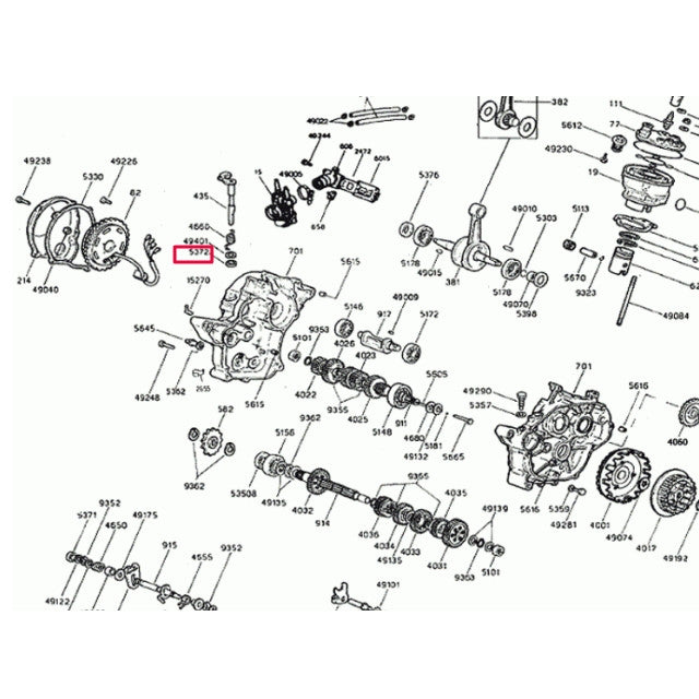 Retentor da alavanca da embraiagem AM6 d=15x24x5mm Rieju