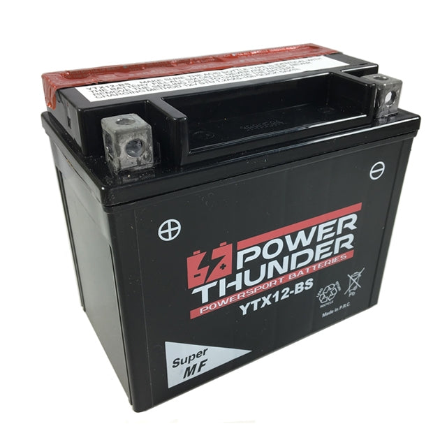 Batería YTX12-BS Power Thunder con ácido 0612971P