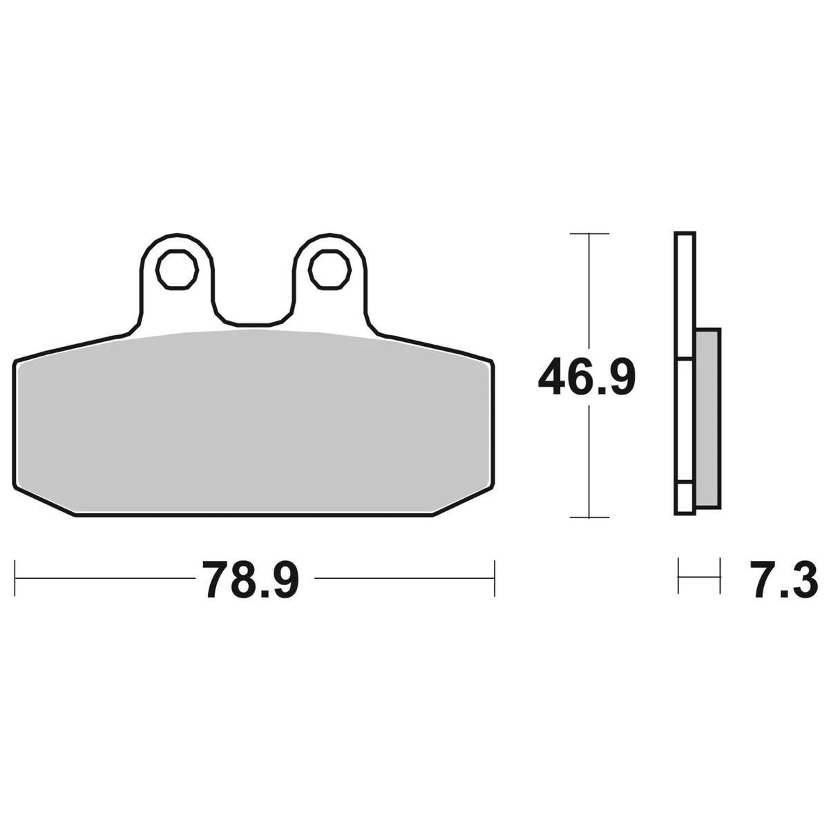Pastilhas de travão dianteiras Aprilia Sportcity 125/200/250/300 Brembo - sinterizadas