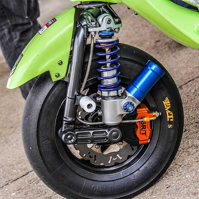 Guardabarros racing Vespa PLC Corse