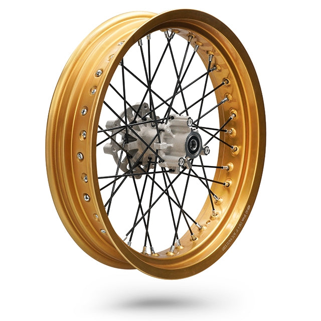 Rueda trasera 17" completa sin neumático Rieju Tango Scrambler 125 - dorado