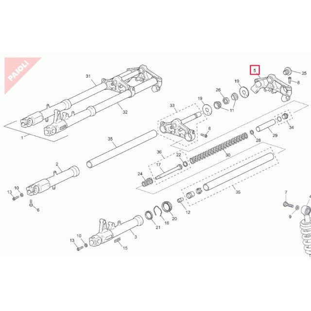 Tija superior Rieju RS2 Matrix 50/125 0/000.660.7302