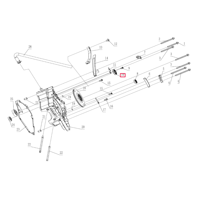 Retén piñón de ataque Pitbike motor 190 d.17x29x5mm Zongshen 100104696