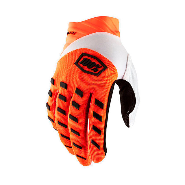 Gants Motocross 100% Airmatic 2022 orange fluo