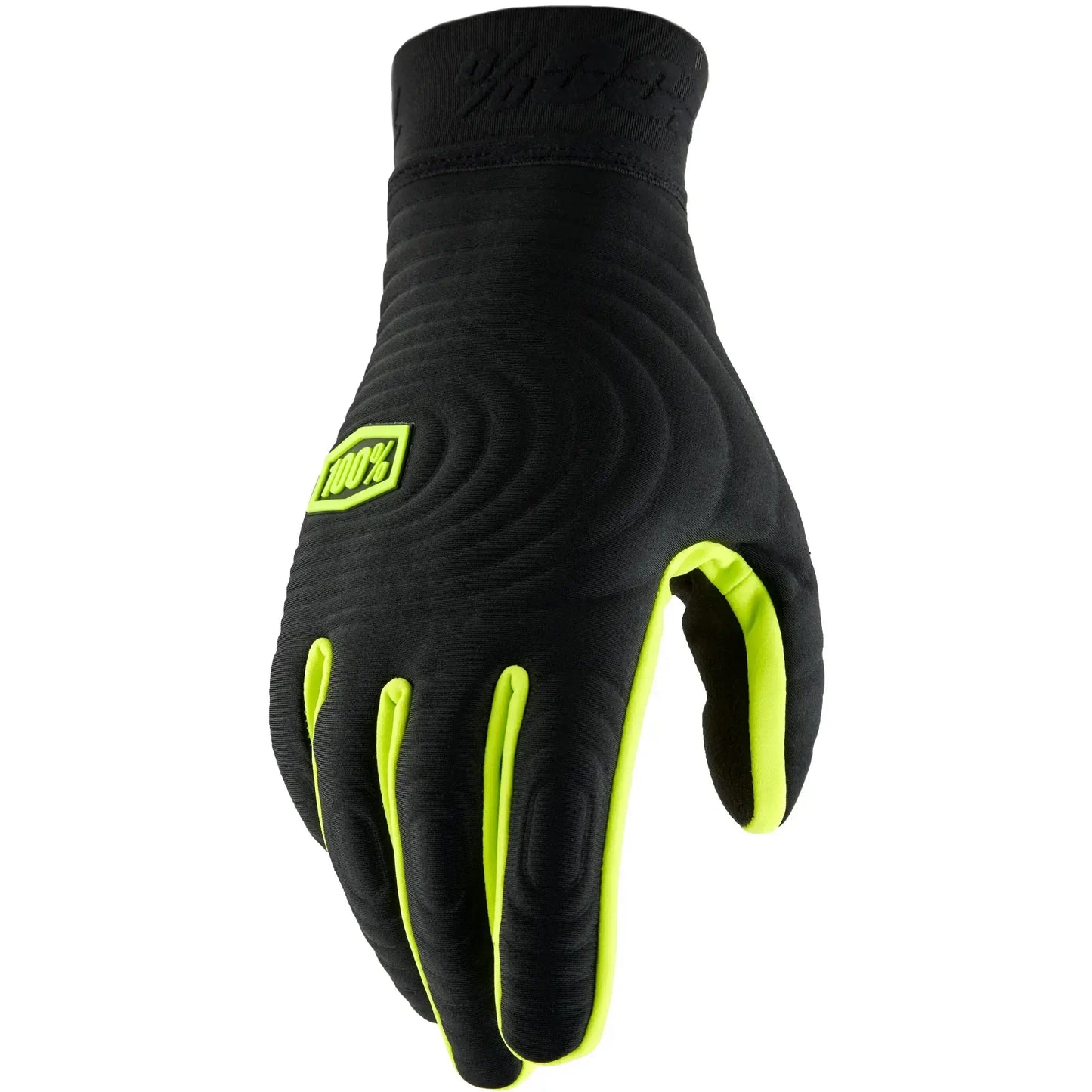 Guantes 100% Brisker Xtreme - Negro/Amarillo