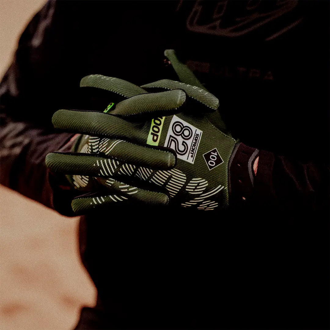 Gants 100% iTrack - Vert