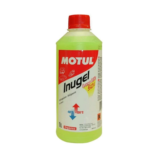 Líquido refrigerante anticongelante 50% -35º 1L Motul Inugel Long Life 103330
