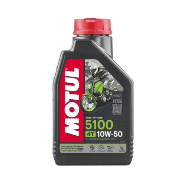Aceite motor 4T 10W50 1L Motul 5100 104074