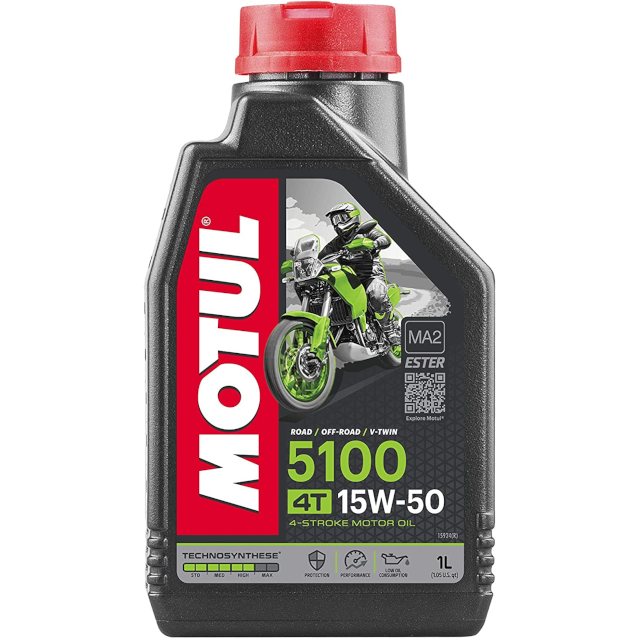 Óleo de motor 4T 15W50 1L Motul 5100