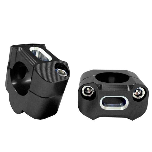 Handlebar risers 28.6mm Rijomotor - black