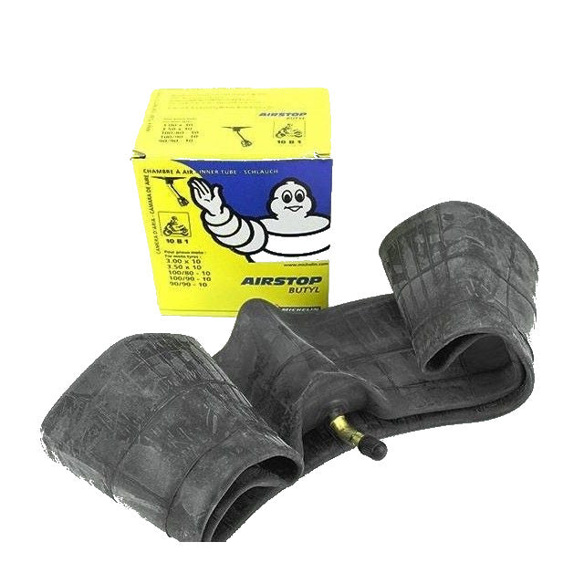 Cámara de aire reforzada válvula recta TR4 90/100-16 Michelin RSTOP ST30F 125390