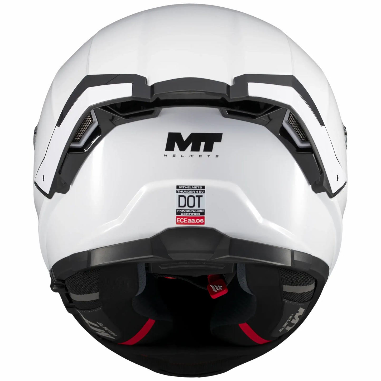 Casco MT Thunder 4 SV Pure A0 - Blanco Brillo