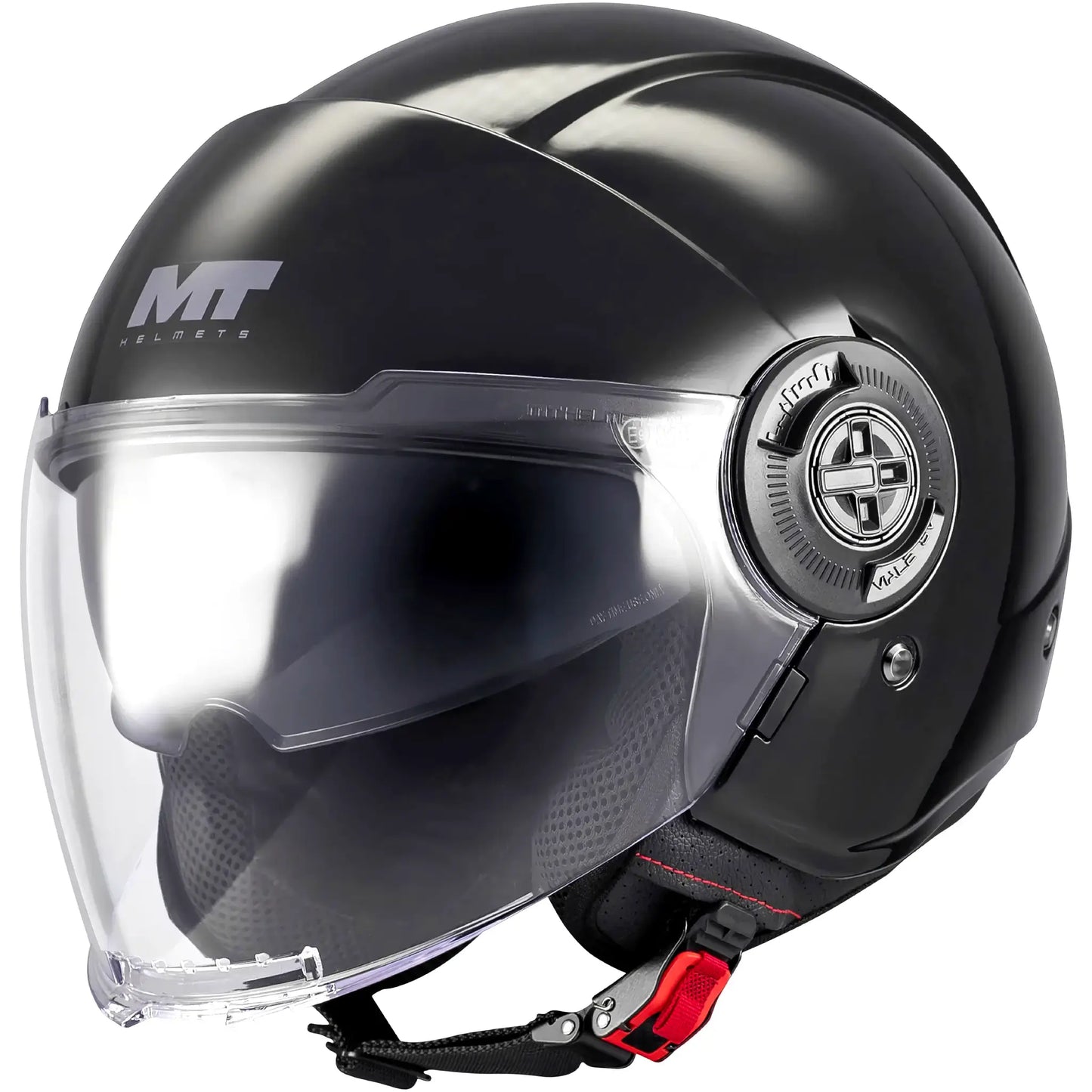 Casco MT Viale SV S Pure A1 - Negro Brillo