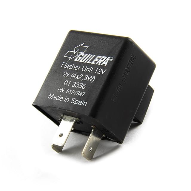 Relé de intermitentes 12V 2x 4x2,3W 3 terminales Guilera 013336
