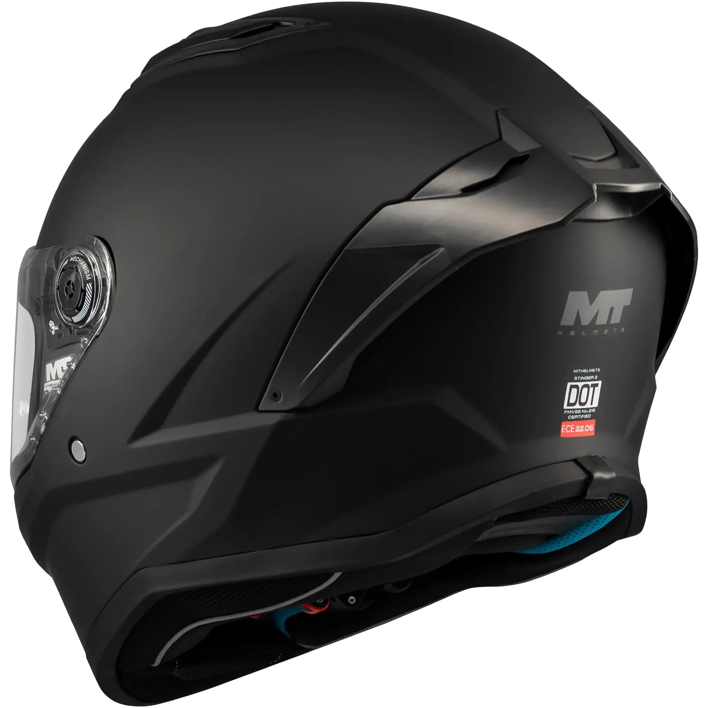 Casco MT Stinger 2 Pure A1 - Negro Mate
