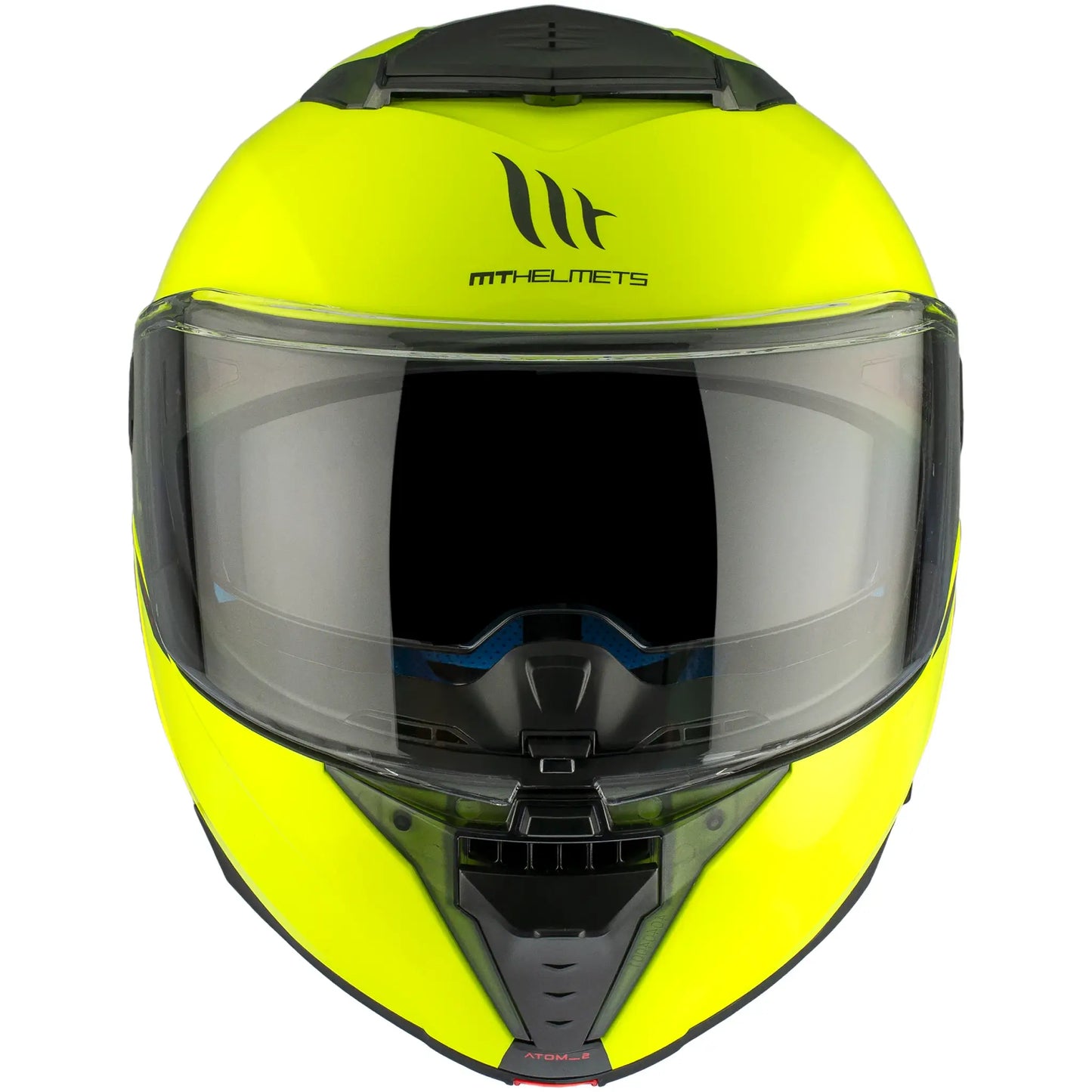 Casco MT Atom 2 SV Solid A3 - Amarillo Fluo