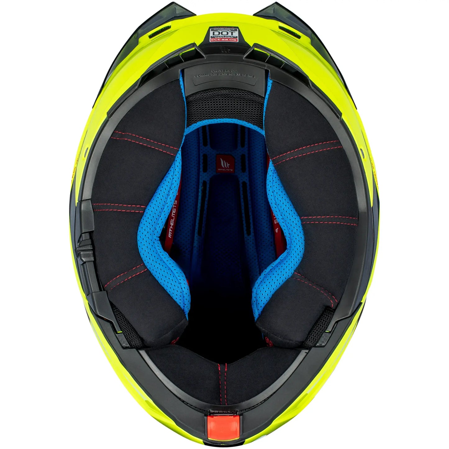 Casco MT Atom 2 SV Solid A3 - Amarillo Fluo