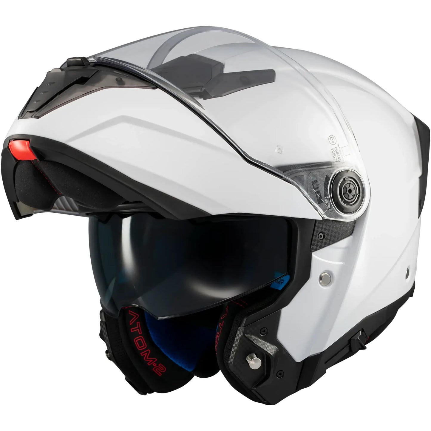 Casco MT Atom 2 SV Pure A0 - Blanco Brillo