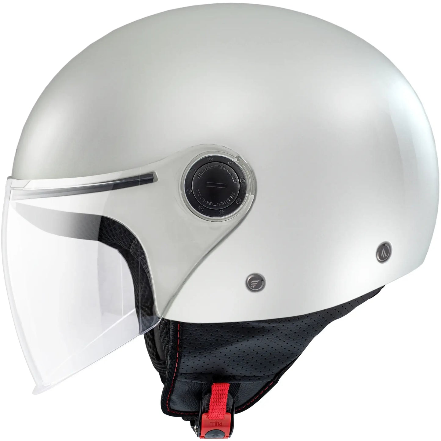 Casco MT Street S Solid A0 - Blanco Brillo