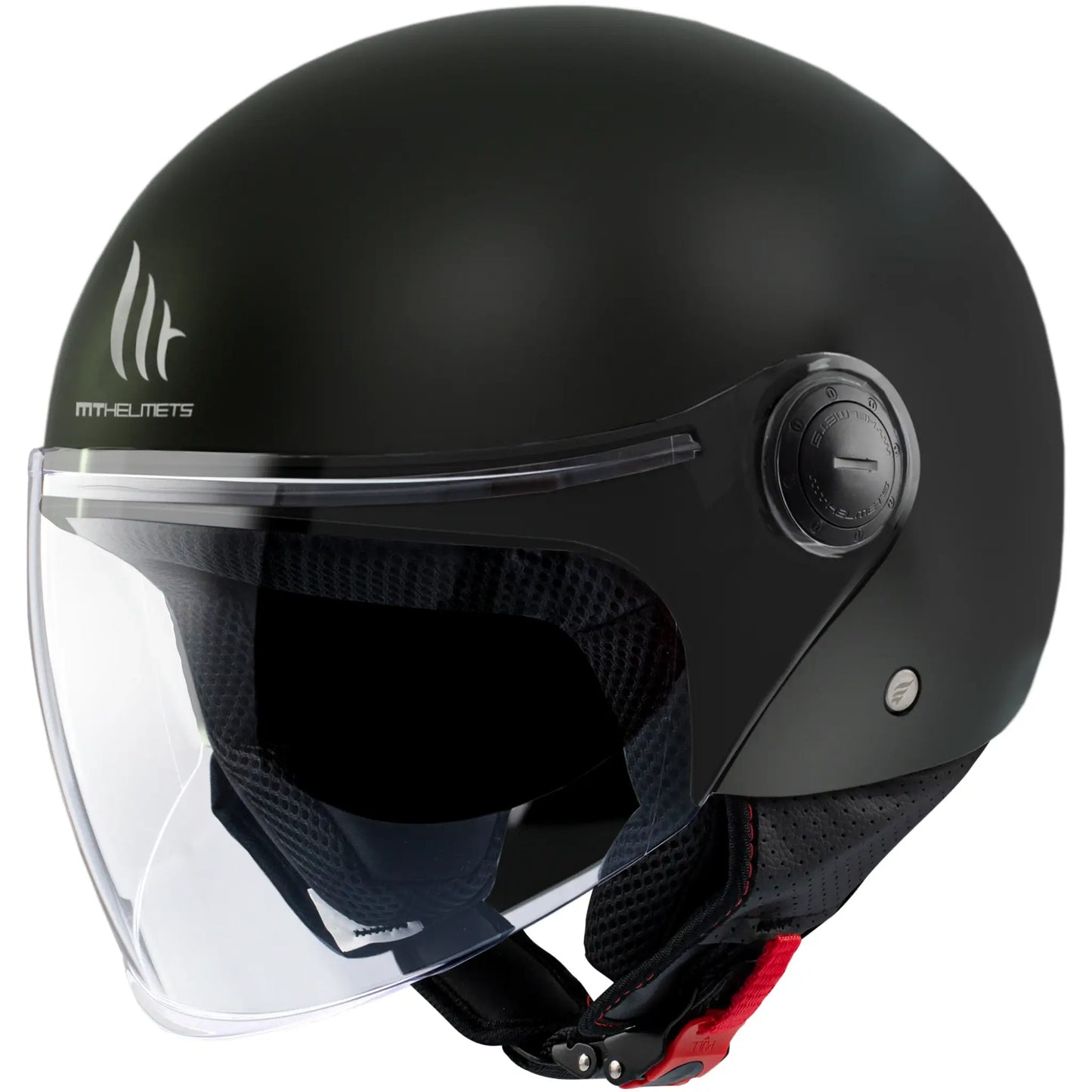Casco MT Street S Solid A1 - Negro Mate