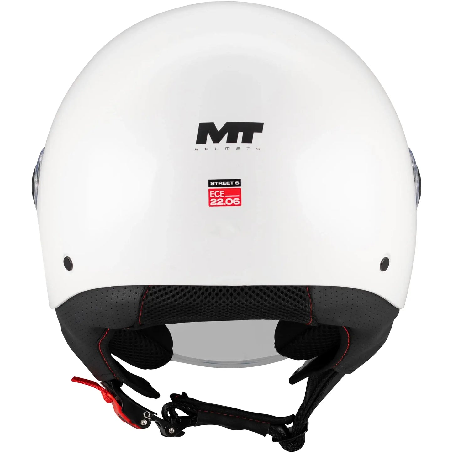 Casco MT Street S Pure A0 - Blanco Brillo