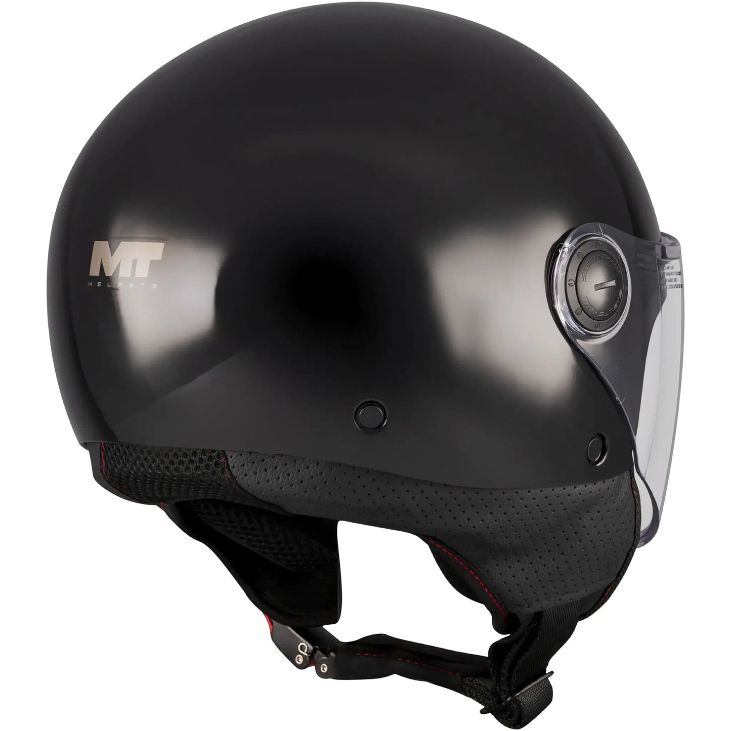 Casco MT Street S Pure A1 - Negro Brillo