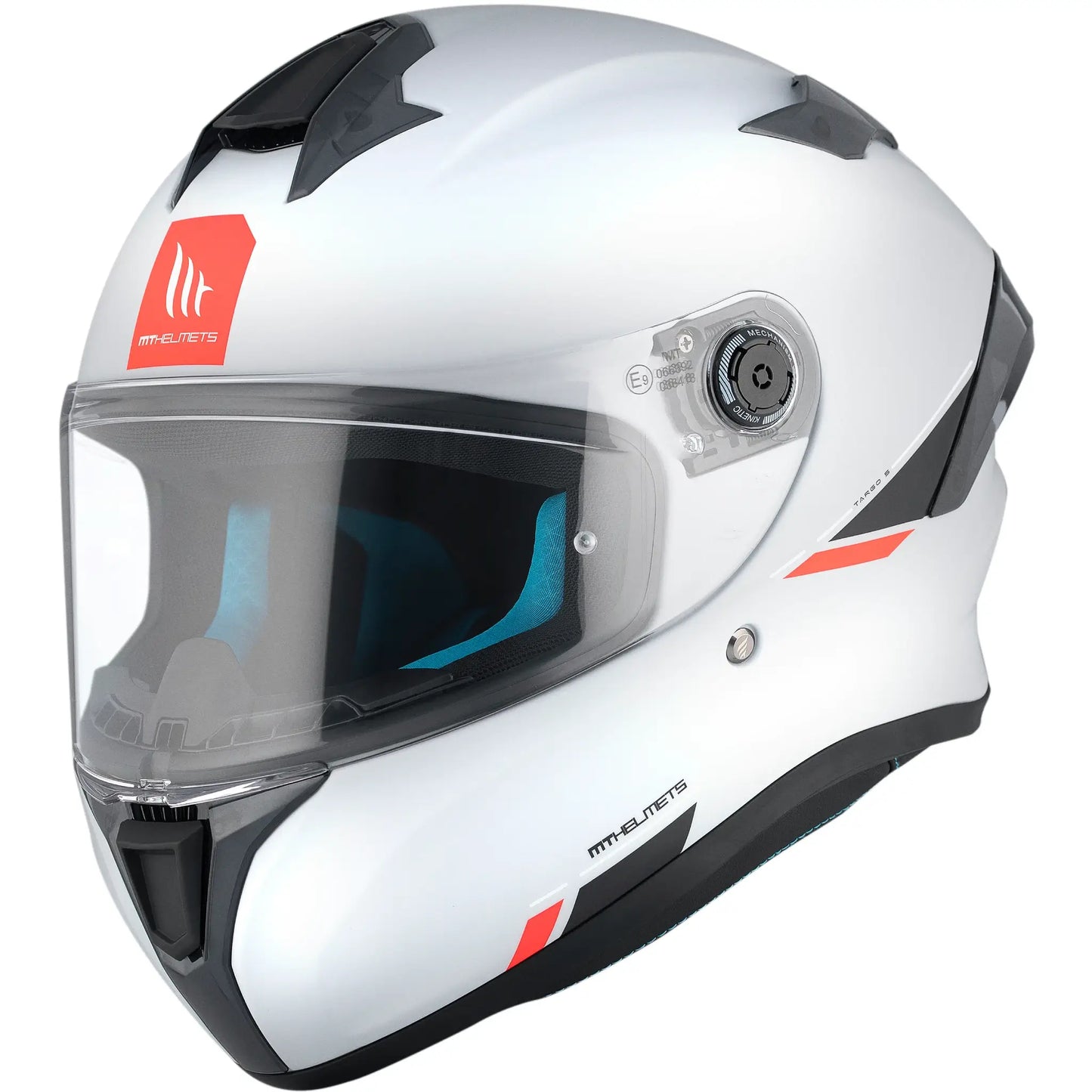 Casco MT Targo S Solid A12 - Gris Brillo