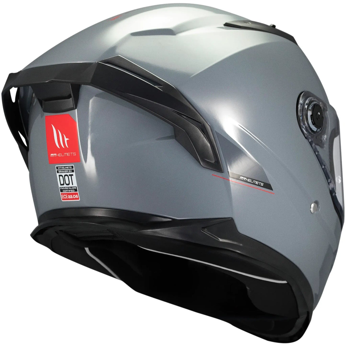 Casco MT Braker SV Solid A12 - Gris Nardo