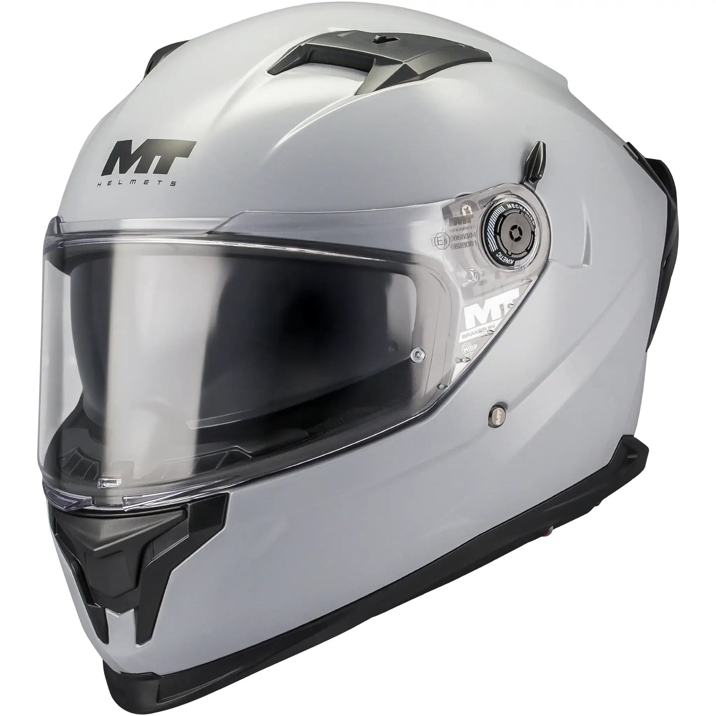 Casco MT Braker SV Pure A12 - Gris Brillo