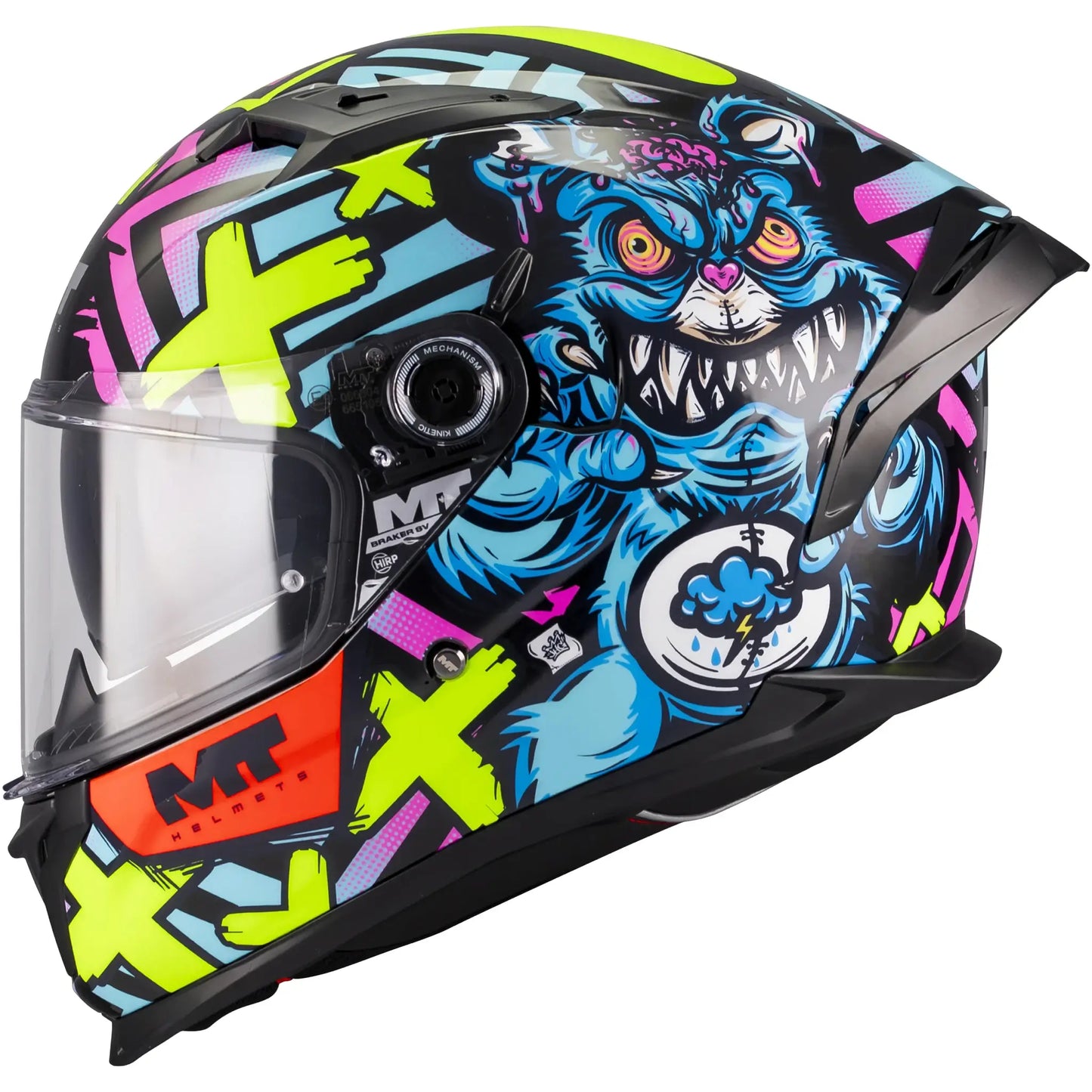 Casco MT Braker SV Crazy Teddy B7