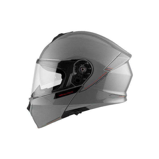 Casco modular MT Helmets Genesis SV Solid - gris brillo