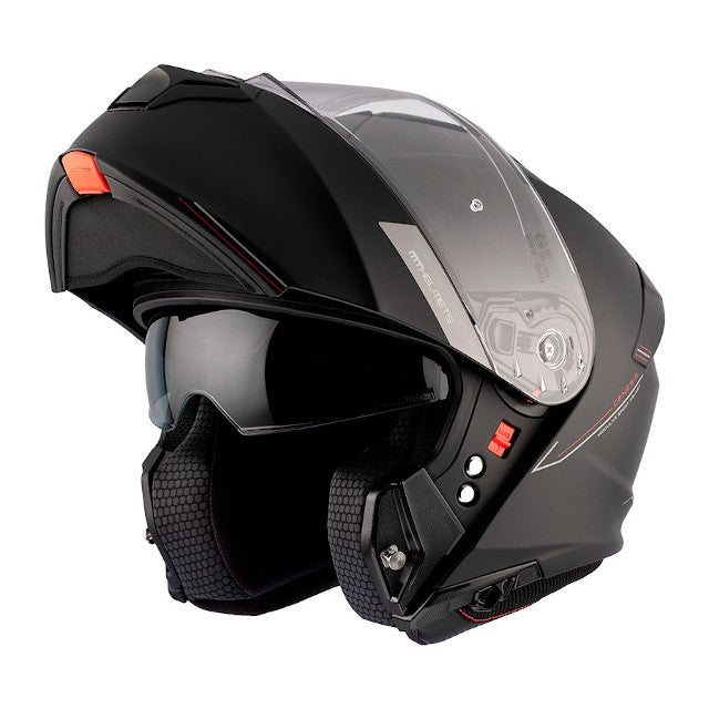 Casco modular MT Helmets Genesis SV Solid - negro mate