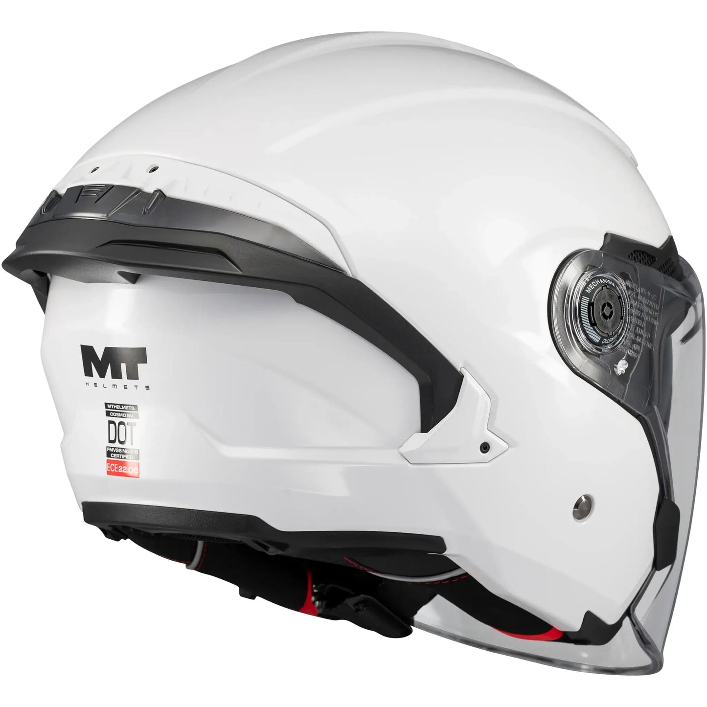 Casco MT Cosmo SV Pure A0 - Blanco Brillo