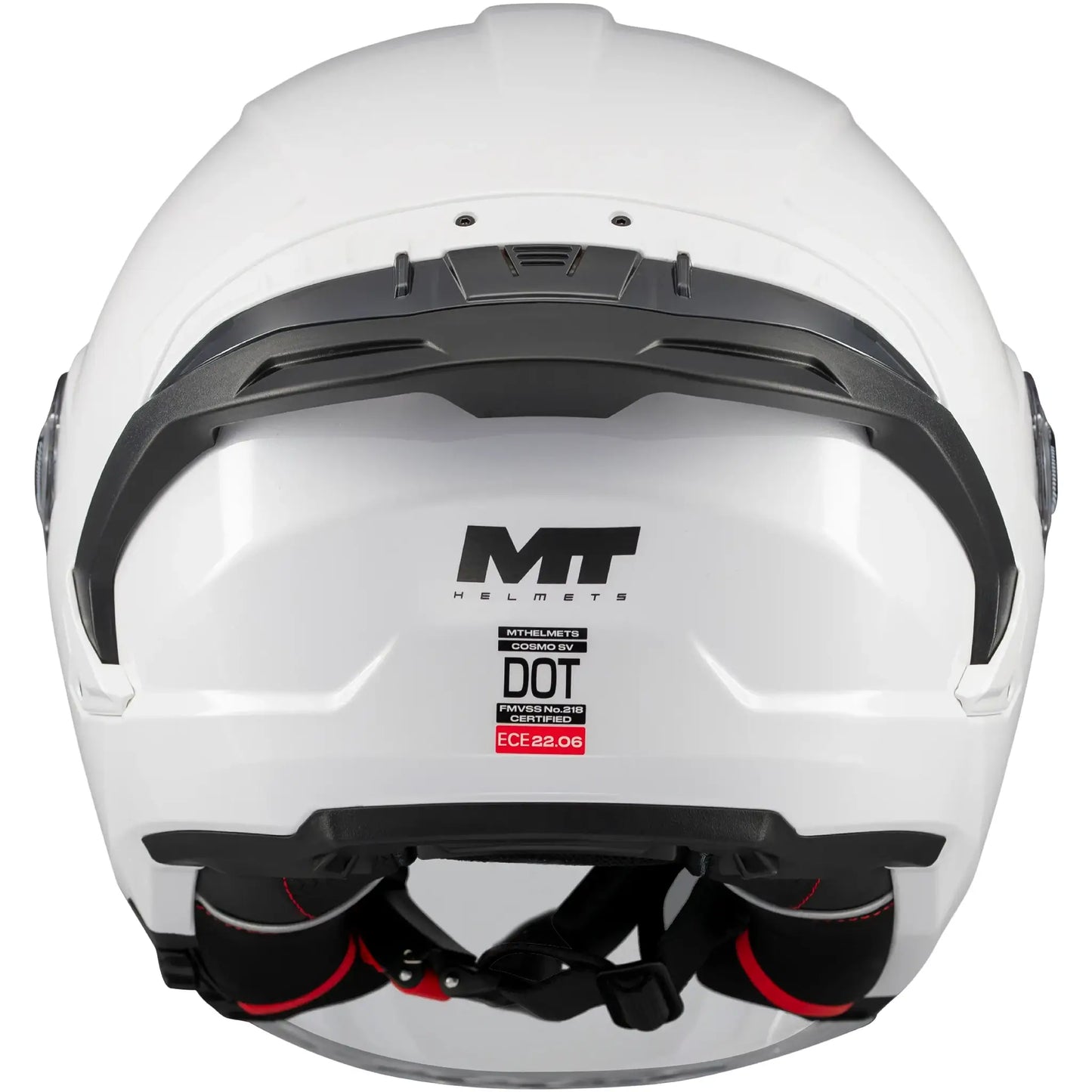 Casco MT Cosmo SV Pure A0 - Blanco Brillo